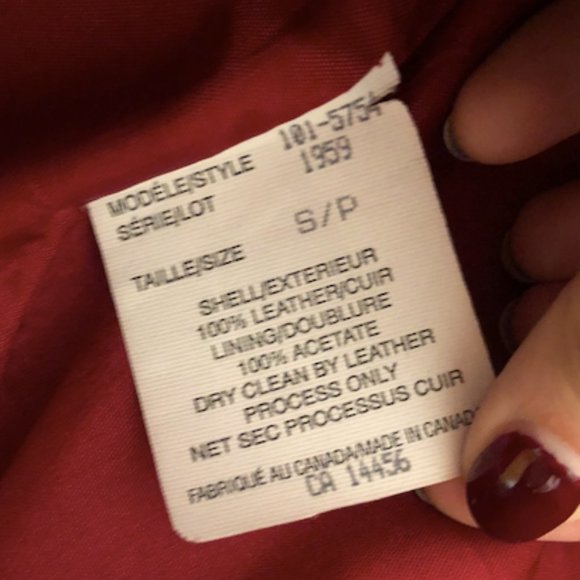 Vintage Red Leather Jacket of your Dreams! - Picture 8 of 15